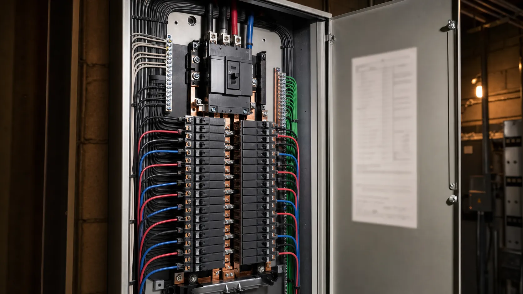 Commercial electrical panel