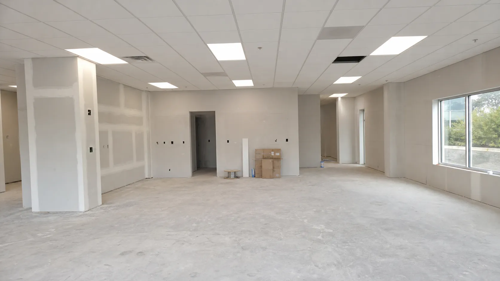 Commercial build-out interior